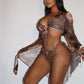 Snake bite swimsuit set