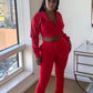 Stacked sweatsuits