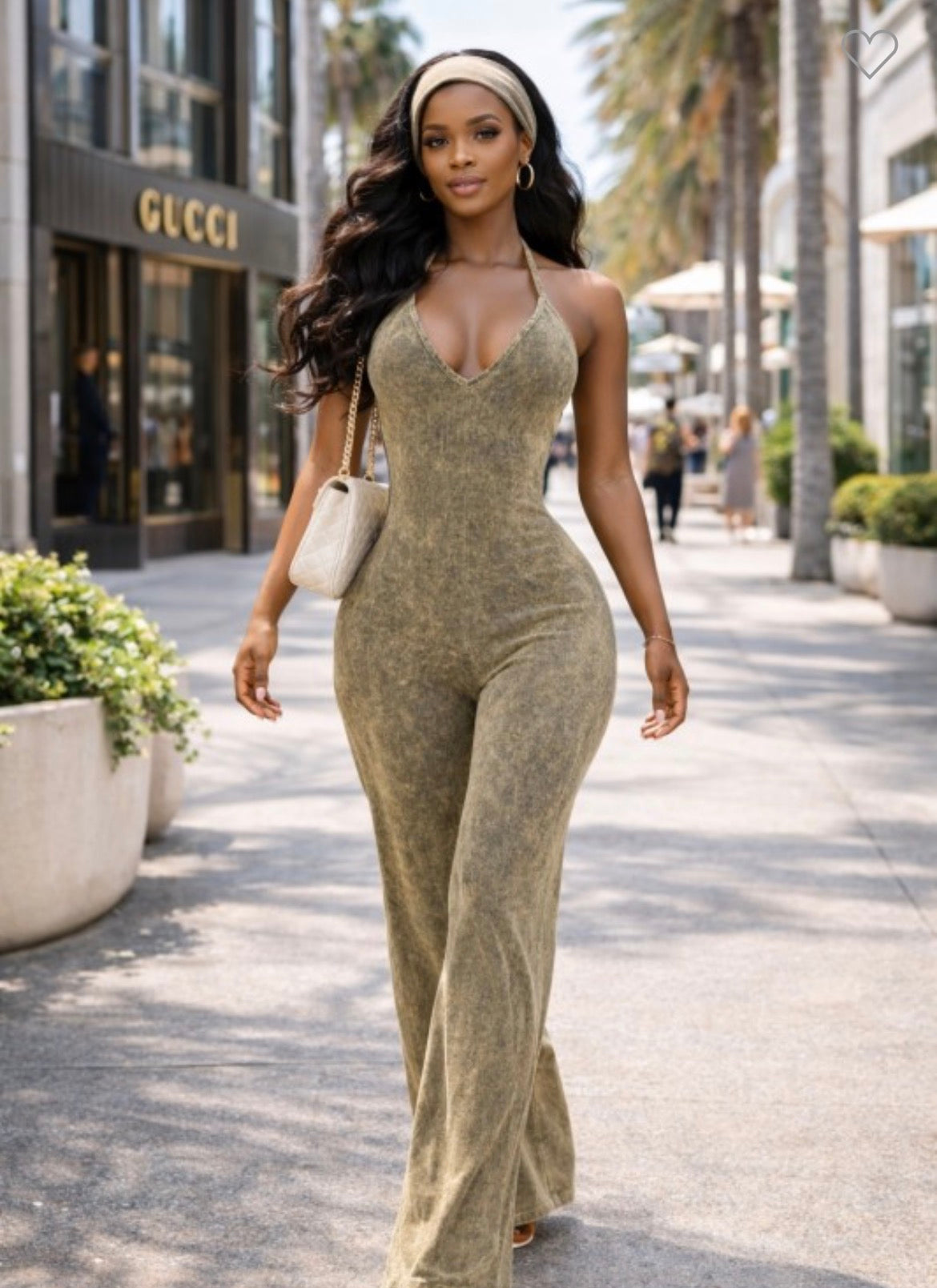 Back outside jumpsuit