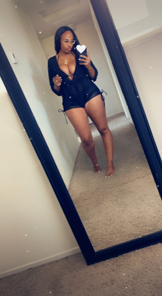 Black out 3pc swimsuit set