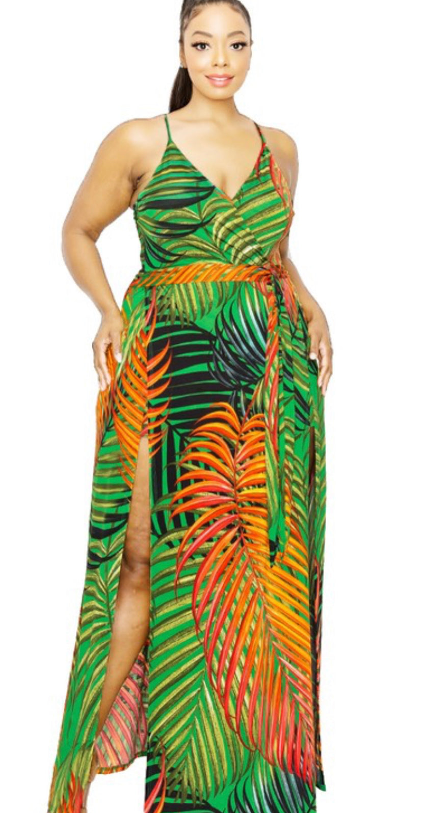 Paradise double split dress