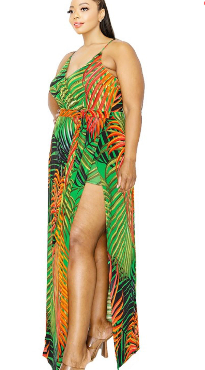 Paradise double split dress